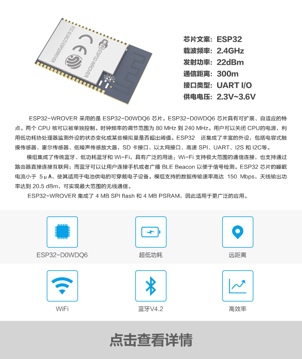 ESP32-WROVER官網(wǎng)動態(tài)