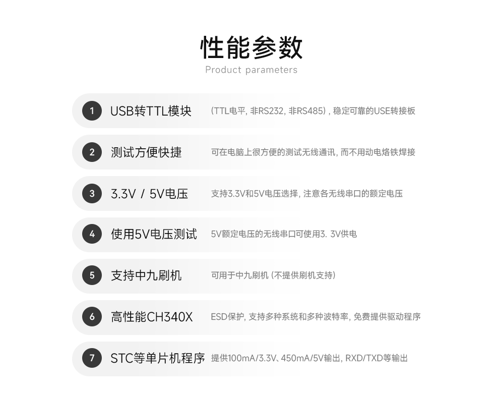 USB轉(zhuǎn)TTL轉(zhuǎn)接板02