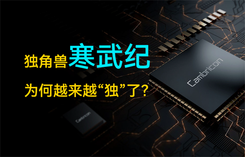 獨角獸公司寒武紀，為何越來越“獨”了？