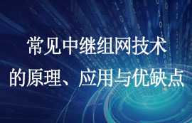 常見的中繼組網(wǎng)技術(shù)原理、應(yīng)用與優(yōu)缺點簡介