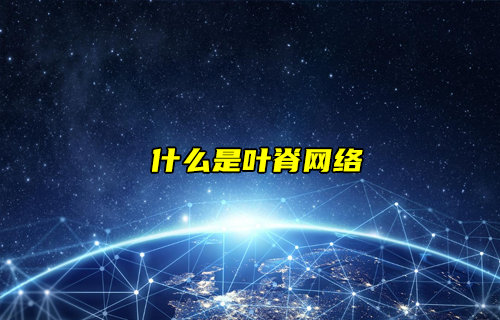 【物聯科普】什么是葉脊網絡？