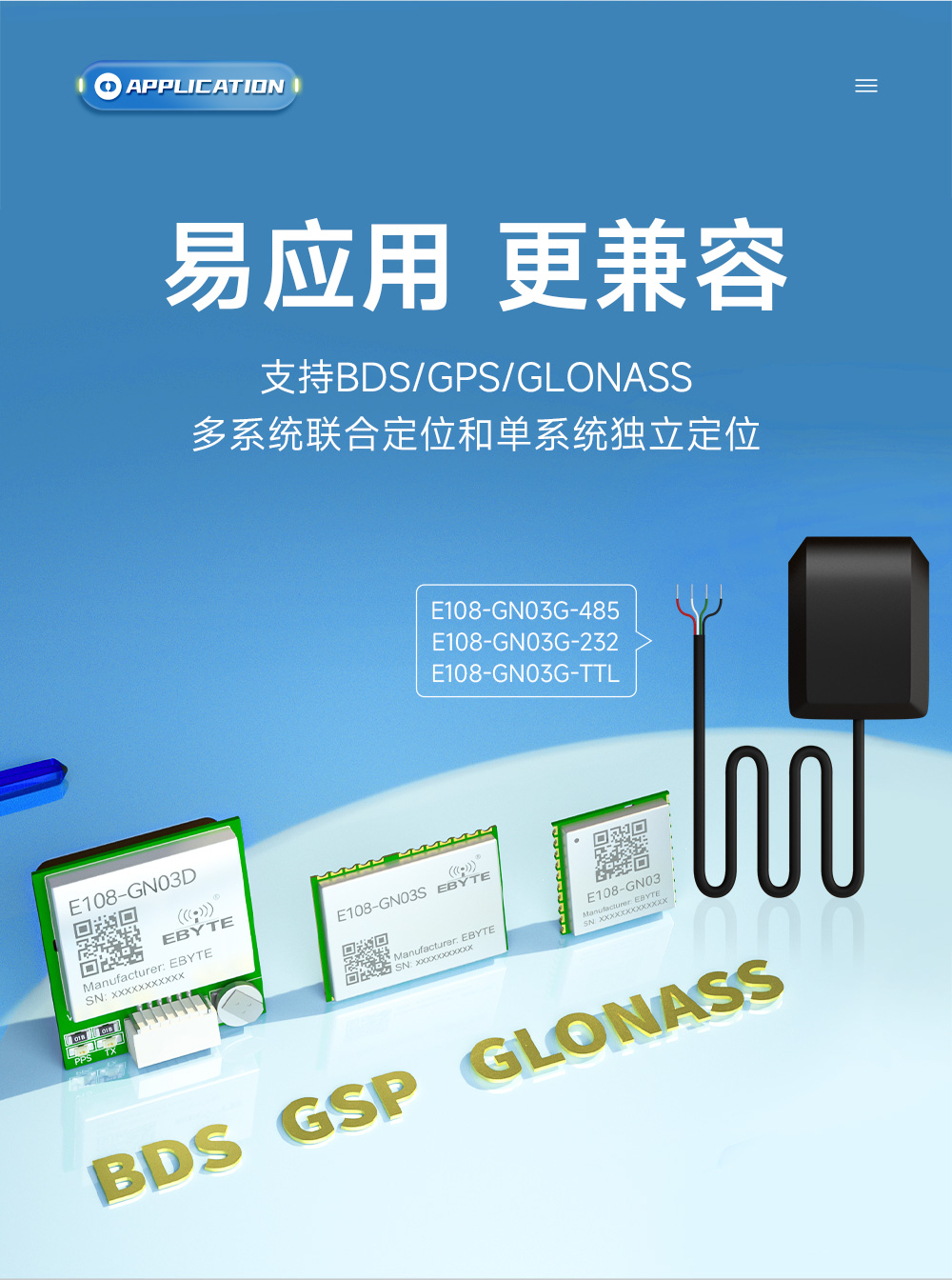 E108-GN03G高精度多模衛(wèi)星定位導航模塊 (8)